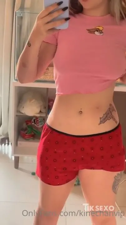 Vídeo Kinechan 2.0 pelada mandando nudes