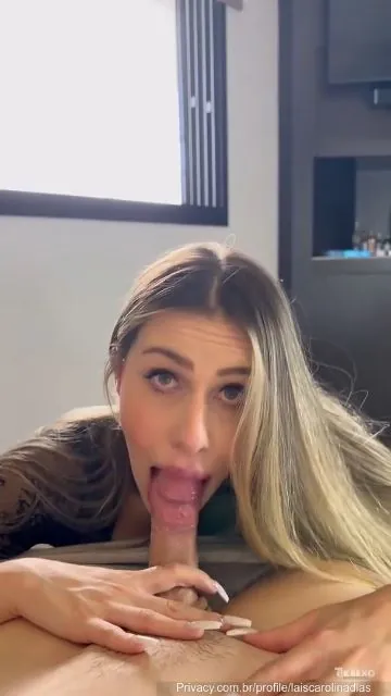 Loira boqueteira mamando com vontade - Onlyfans Vazados